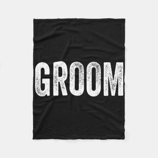 Getting Ready Bride And Grow結婚'S Gro フリースブランケット (正面)