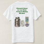 Getting Rich Swear Jar基本Tシャツ Tシャツ (デザイン裏面)