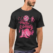Getting Rowdy Getting Hitched Disco Nashville Bach Tシャツ (正面)