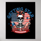 Getting Star Spangle Hamed American Skeleton 4 ポスター (正面)