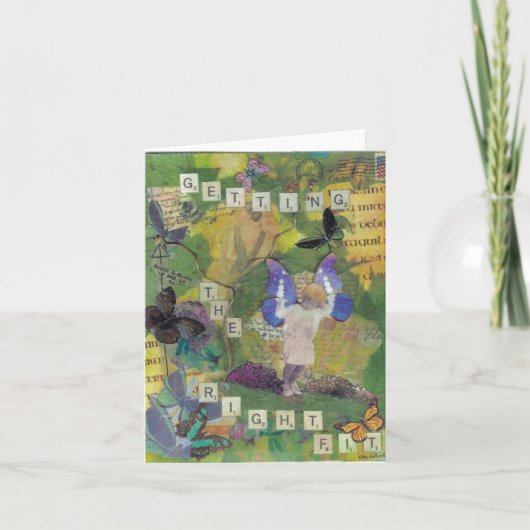 Getting the Right Fit Notecard カード (正面)