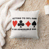 Getting To 50% Game Is An Admirable Goal クッション (ブランケット)