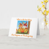 GETTING TOGETHER W/ FAMILY & FRIENDS THANKSGIVING  カード (黄色い花)