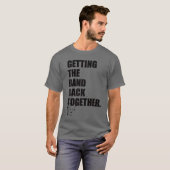 Gettinghe Band Backogether gift funny Tシャツ (正面フル)