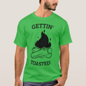 Gettinoasted Camping funny Tシャツ (正面)