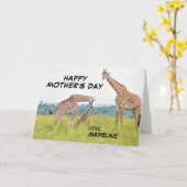 Gettyのイメージ|のキリン家族 カード (黄色い花)