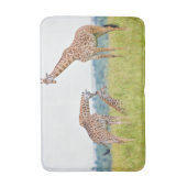 Gettyのイメージ|のキリン家族 バスマット (正面縦)