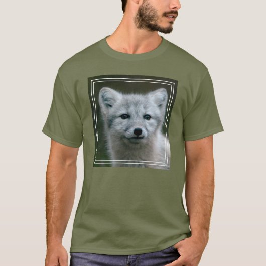 Gettyのイメージ|のホッキョクギツネのキット Tシャツ (正面)