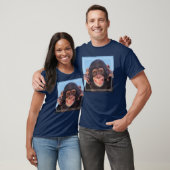 Gettyのイメージ|の微笑のチンパンジー Tシャツ (Unisex)