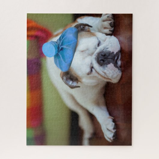 Gettyのイメージ|の病気の若い子犬 ジグソーパズル (縦)