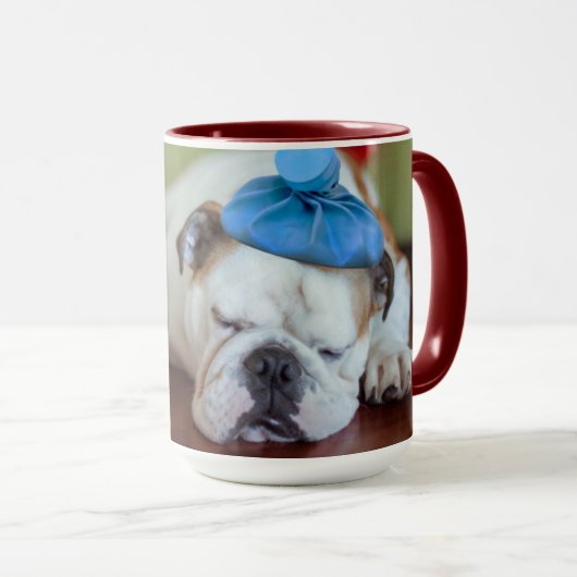 Gettyのイメージ|の病気の若い子犬 マグカップ (正面右)