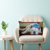 Gettyのイメージ|の病気の若い子犬 ランバークッション (椅子)