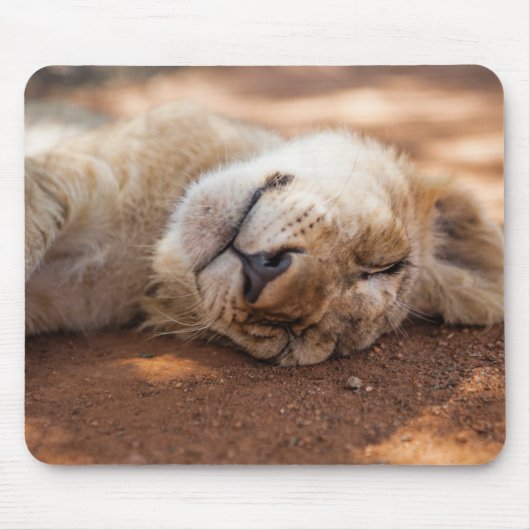 Gettyのイメージ|の睡眠のライオンの子 マウスパッド (正面)