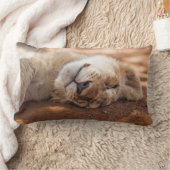 Gettyのイメージ|の睡眠のライオンの子 ランバークッション (ブランケット)