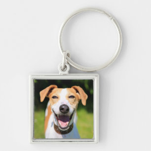 Gettyのイメージ の笑う犬 キーホルダー