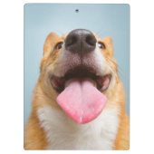 Gettyのイメージ|の非常に幸せなコーギー クリップボード (裏面)