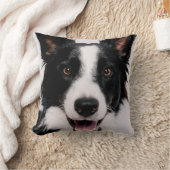 Gettyのイメージ| Aの微笑のボーダーコリー クッション (ブランケット)