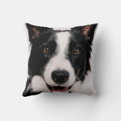 Gettyのイメージ| Aの微笑のボーダーコリー クッション (裏面)