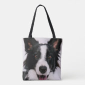 Gettyのイメージ| Aの微笑のボーダーコリー トートバッグ (裏面)