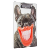Gettyのイメージ| Aの微笑犬 クリップボード (右)