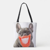 Gettyのイメージ| Aの微笑犬 トートバッグ (裏面)