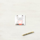 Gettyのイメージ| Aの微笑犬 ポストイット (デスク上)