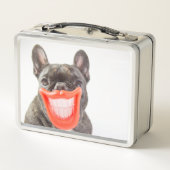 Gettyのイメージ| Aの微笑犬 メタルランチボックス (裏面)