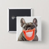 Gettyのイメージ| Aの微笑犬 缶バッジ (正面&裏面)