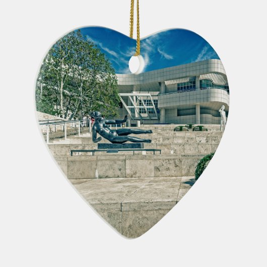 Gettyの中心の到着の広場 セラミックオーナメント (右)