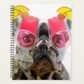 Gettyイメージ |カクテルグラスを持つ犬 プランナー手帳 (正面)