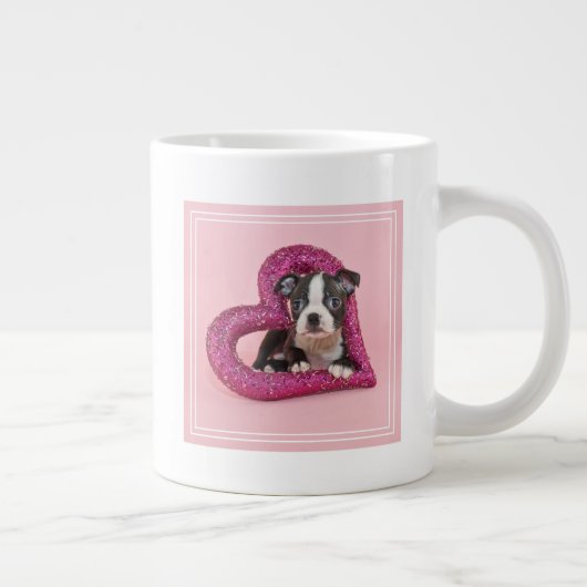 Gettyイメージ|子犬の愛 ジャンボコーヒーマグカップ (右)