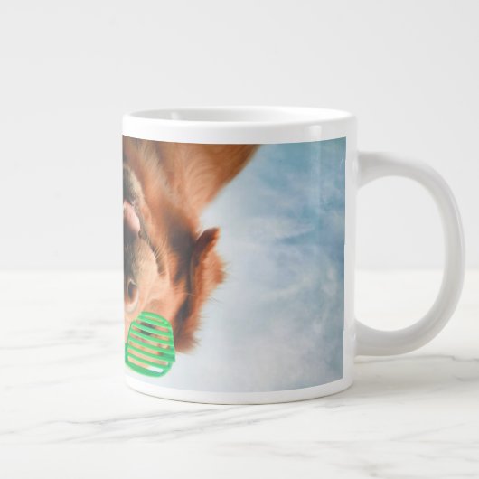 Gettyイメージ|眼鏡付きの犬 ジャンボコーヒーマグカップ (右)