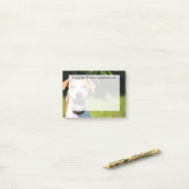 Gettyイメージ|笑う犬 ポストイット (デスク上)