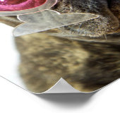 Getty Images | Dog With Cocktail Glasses ポスター (角)