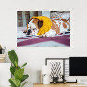 Getty Images | English Bulldog ポスター (ホームオフィス)