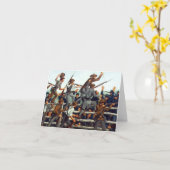 Gettysburgのれんが工場のメッセージカード1の戦い カード (黄色い花)