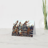 Gettysburgのれんが工場のメッセージカード1の戦い カード (正面)