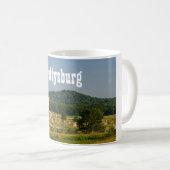 GettysburgのマグのPAの記念物 コーヒーマグカップ (正面右)