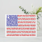 Gettysburgの住所招待 招待状 (スタンド正面)