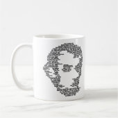 Gettysburgの住所 コーヒーマグカップ (左)