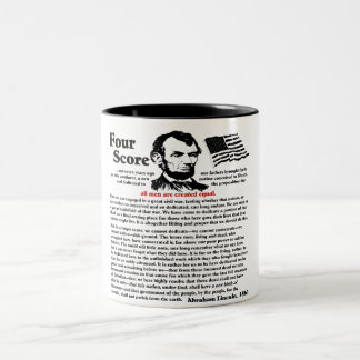 Gettysburgの住所 ツートーンマグカップ