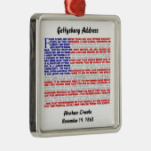 Gettysburgの住所 メタルオーナメント (右)