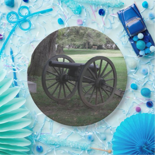 Gettysburgの内戦の大砲 ペーパープレート (パーティー)