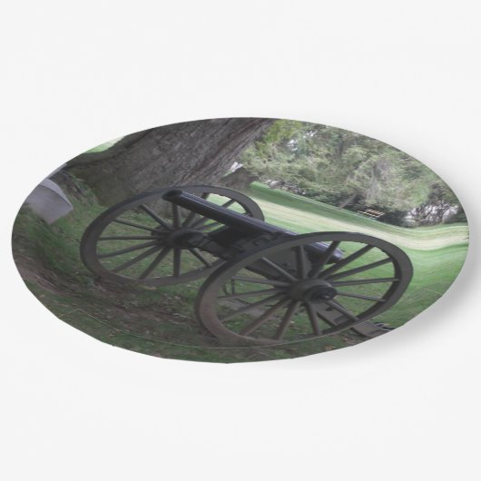 Gettysburgの内戦の大砲 ペーパープレート (アングル)