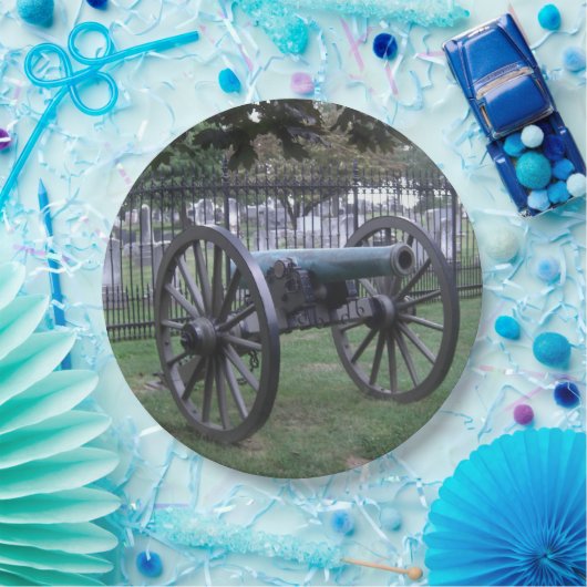 Gettysburgの内戦の大砲 ペーパープレート (パーティー)