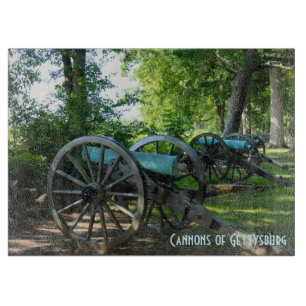 Gettysburgの国民の軍公園の大砲 カッティングボード