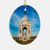 Gettysburgの国立公園-ペンシルバニアの記念物 セラミックオーナメント (右)