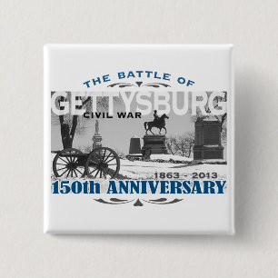 Gettysburgの戦い150記念日 缶バッジ