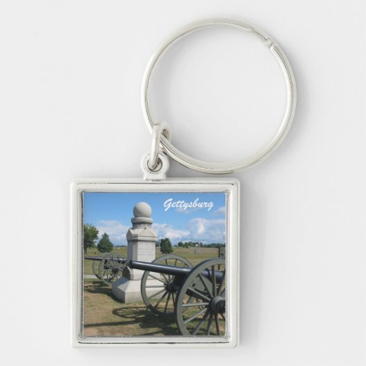 Gettysburgの戦場の大砲Keychain キーホルダー (正面)
