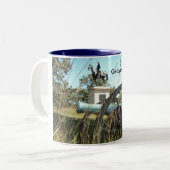 Gettysburgの戦場2の調子のマグ ツートーンマグカップ (正面左)